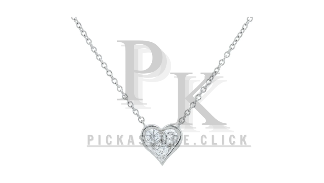 Tiffany Platinum Diamond Pendant